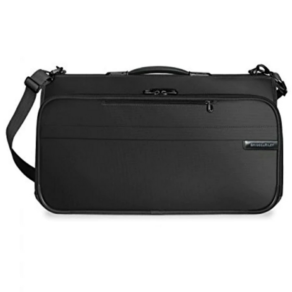 Briggs & Riley Black Trifold Garment Bag 23" across x 43" long
